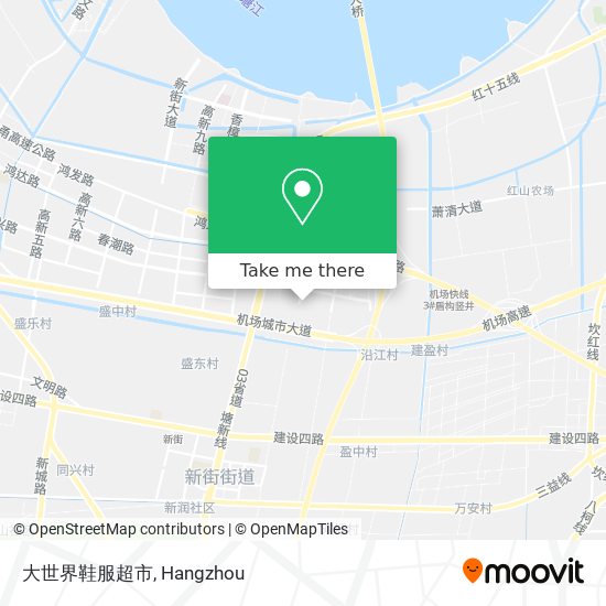 大世界鞋服超市 map