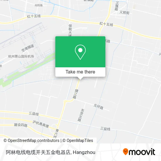 阿林电线电缆开关五金电器店 map