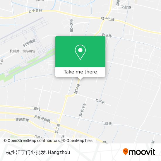 杭州汇宁门业批发 map
