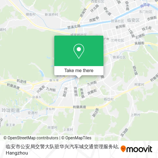 临安市公安局交警大队驻华兴汽车城交通管理服务站 map