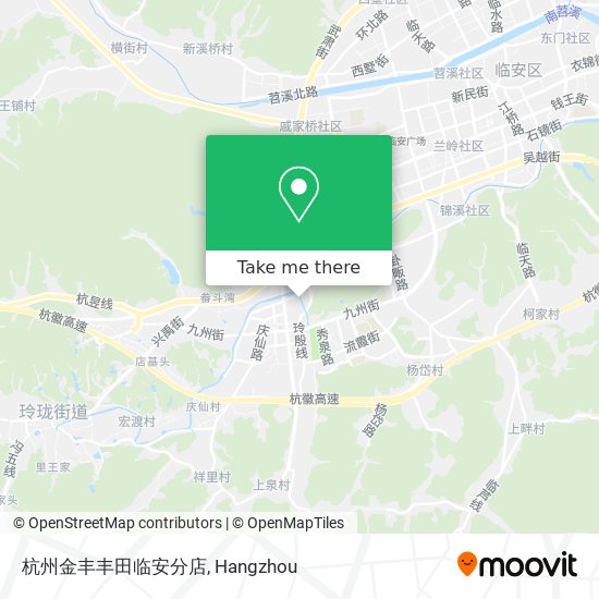 杭州金丰丰田临安分店 map