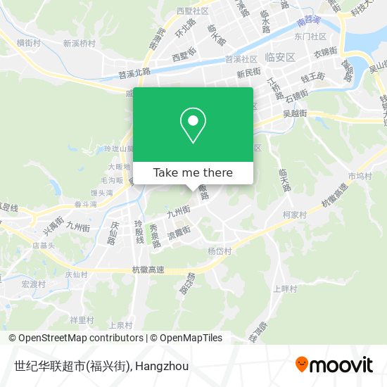 世纪华联超市(福兴街) map