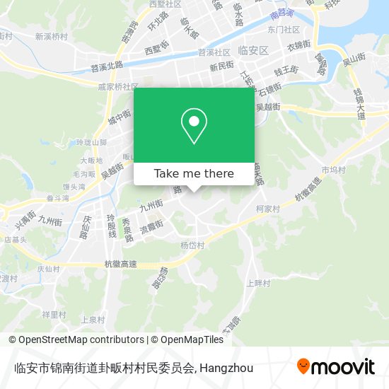 临安市锦南街道卦畈村村民委员会 map