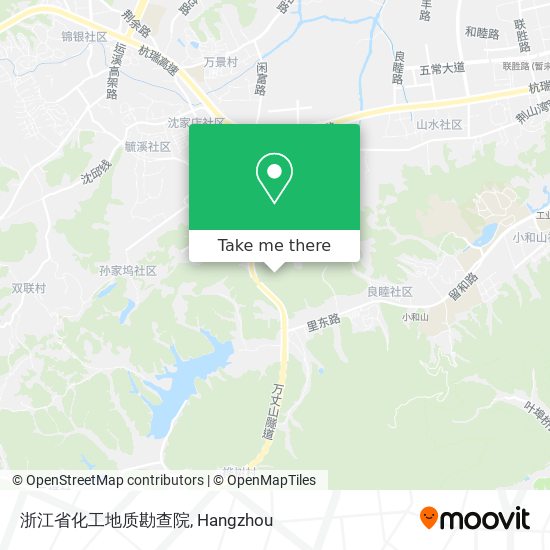 浙江省化工地质勘查院 map