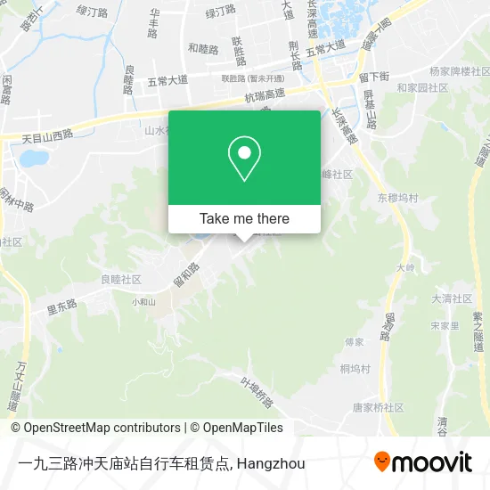 一九三路冲天庙站自行车租赁点 map
