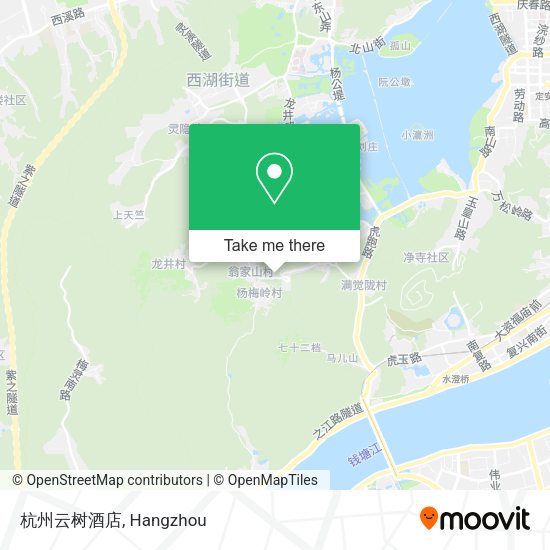 杭州云树酒店 map