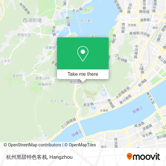 杭州黑甜特色客栈 map