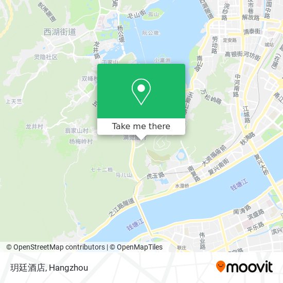 玥廷酒店 map
