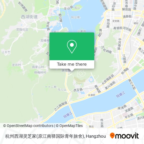 杭州西湖灵芝家(原江南驿国际青年旅舍) map