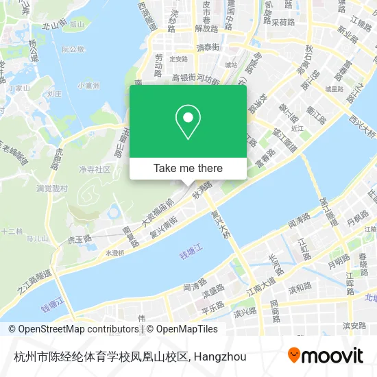 杭州市陈经纶体育学校凤凰山校区 map