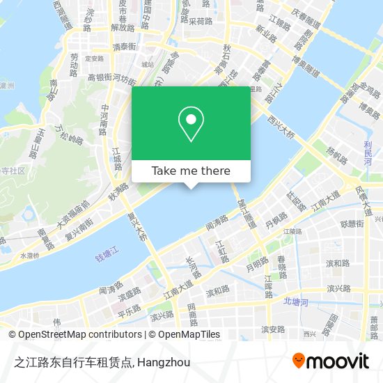 之江路东自行车租赁点 map