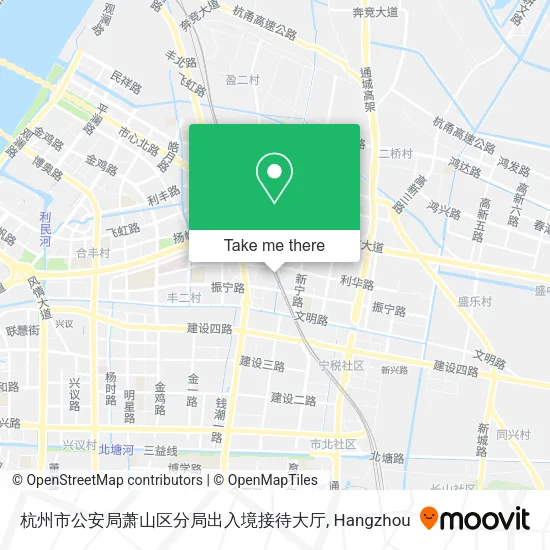 杭州市公安局萧山区分局出入境接待大厅 map