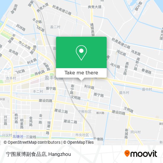 宁围展博副食品店 map