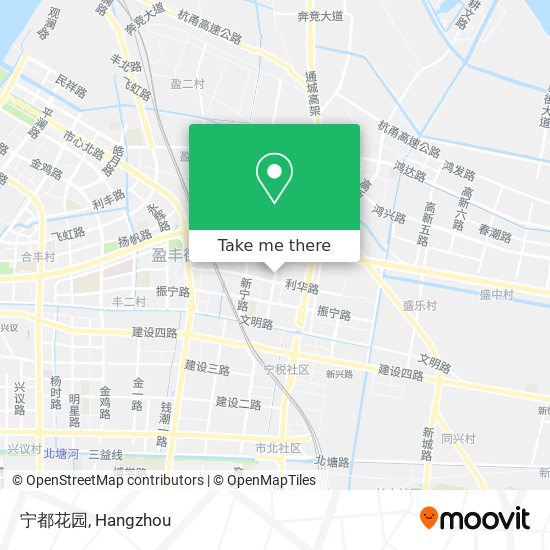 宁都花园 map