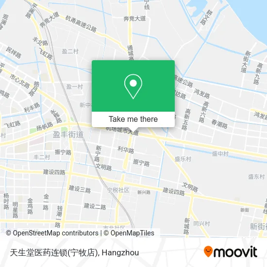 天生堂医药连锁(宁牧店) map