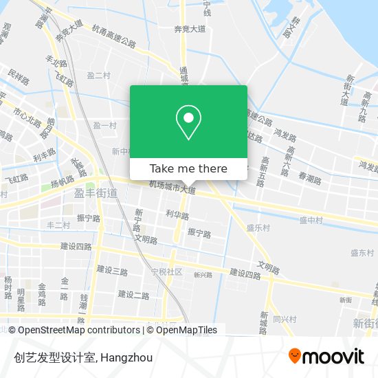 创艺发型设计室 map