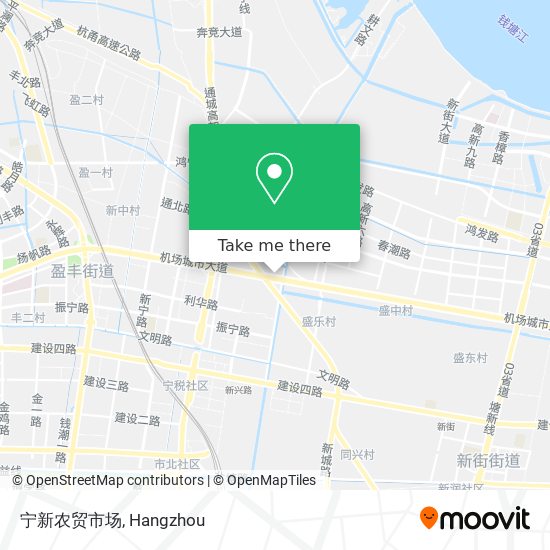 宁新农贸市场 map