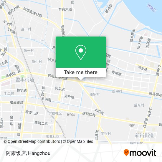 阿康饭店 map