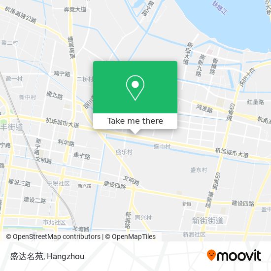 盛达名苑 map