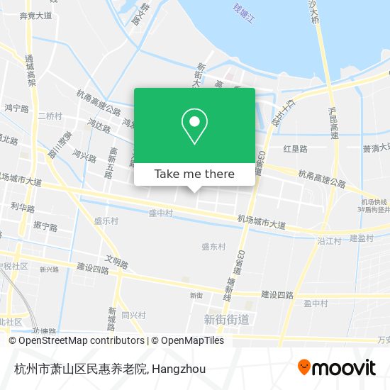 杭州市萧山区民惠养老院 map