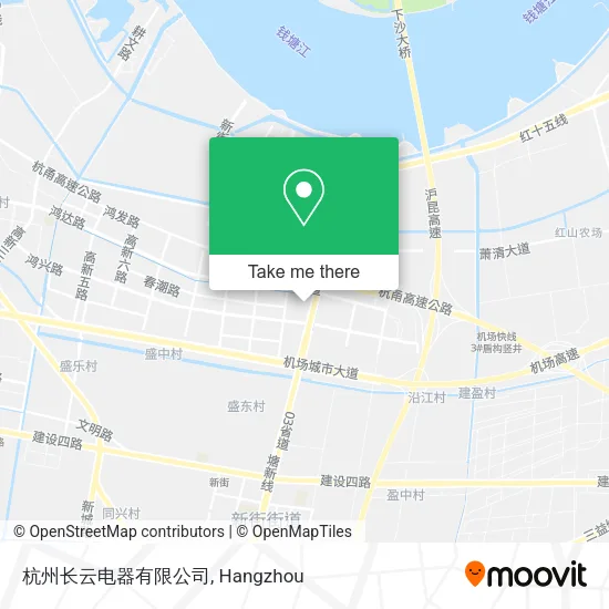 杭州长云电器有限公司 map
