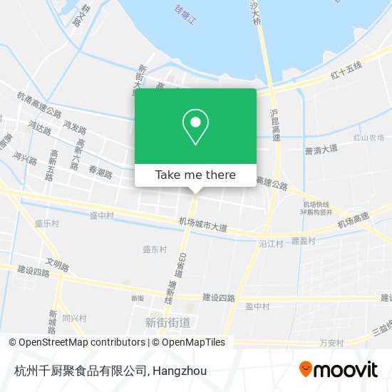 杭州千厨聚食品有限公司 map