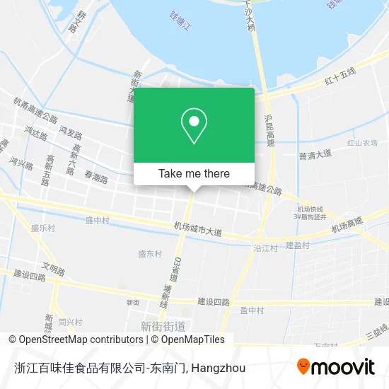 浙江百味佳食品有限公司-东南门 map