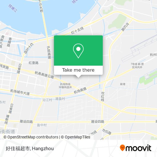 好佳福超市 map