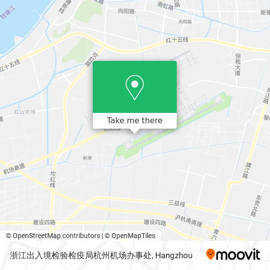 浙江出入境检验检疫局杭州机场办事处 map