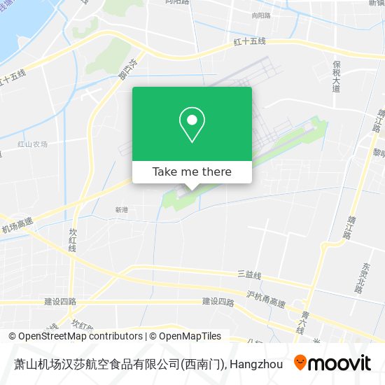 萧山机场汉莎航空食品有限公司(西南门) map