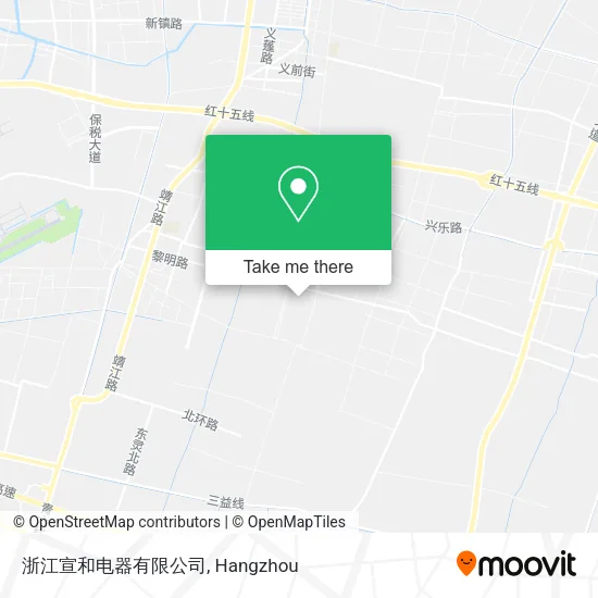 浙江宣和电器有限公司 map