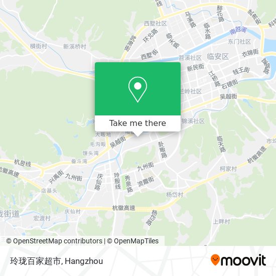 玲珑百家超市 map