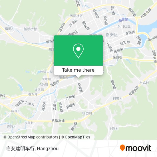 临安建明车行 map