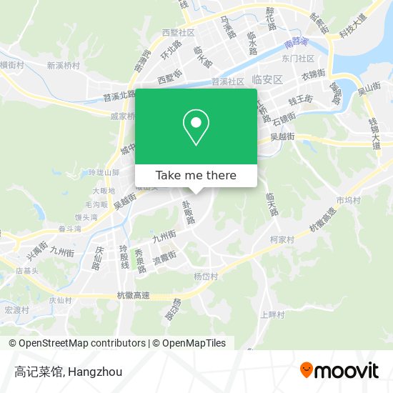 高记菜馆 map