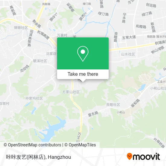 咔咔发艺(闲林店) map