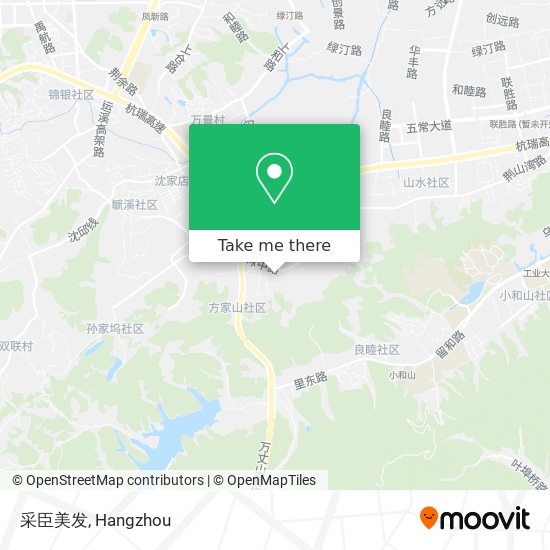 采臣美发 map
