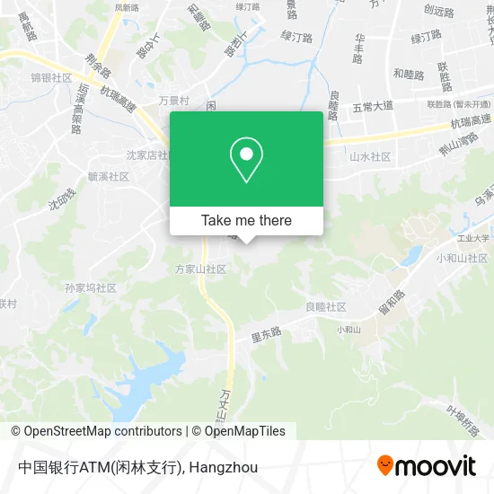 中国银行ATM(闲林支行) map