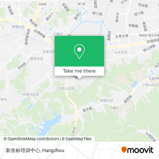 新坐标培训中心 map