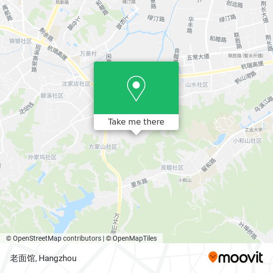 老面馆 map