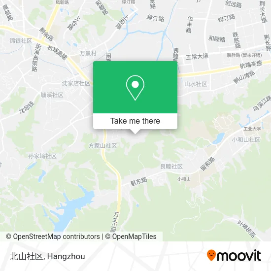 北山社区 map