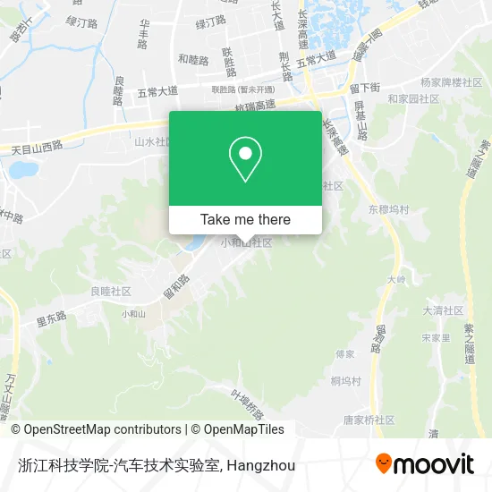 浙江科技学院-汽车技术实验室 map