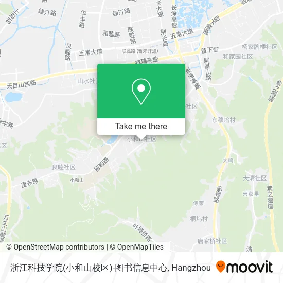 浙江科技学院(小和山校区)-图书信息中心 map