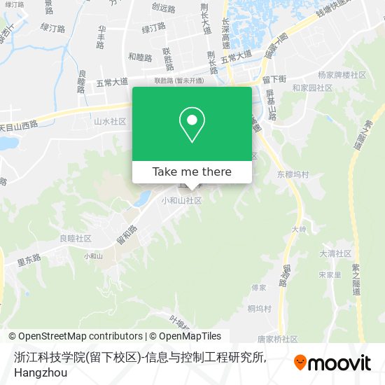浙江科技学院(留下校区)-信息与控制工程研究所 map