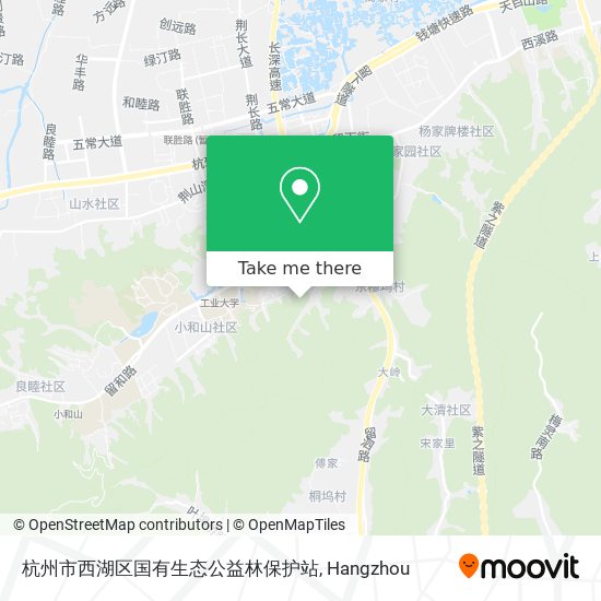 杭州市西湖区国有生态公益林保护站 map