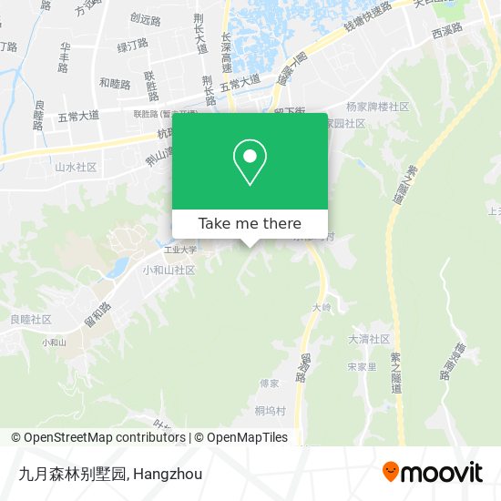 九月森林别墅园 map