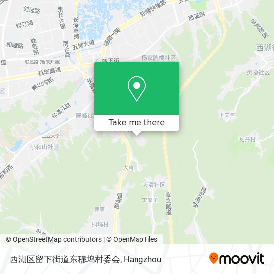 西湖区留下街道东穆坞村委会 map