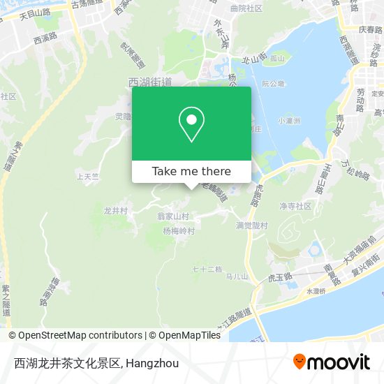 西湖龙井茶文化景区 map