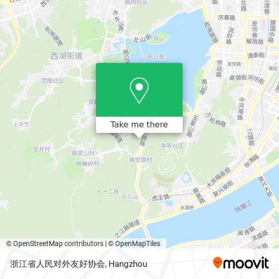 浙江省人民对外友好协会 map