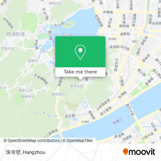 珠帘壁 map