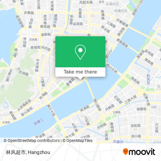 林风超市 map